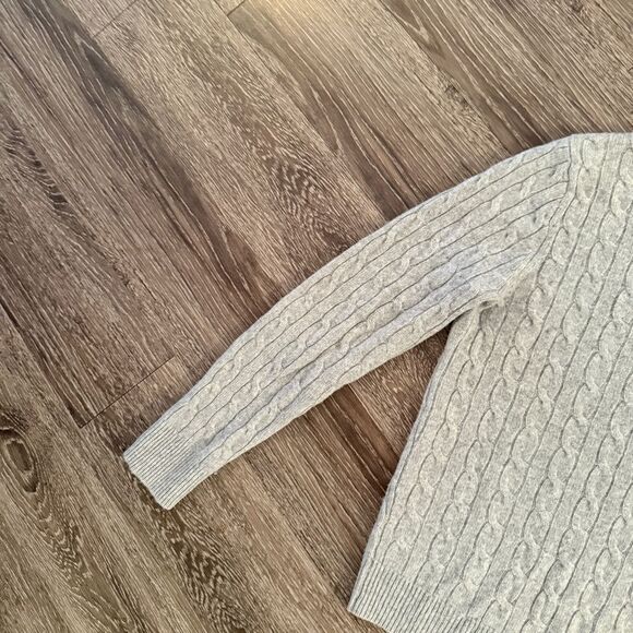 J. Crew 100% Cashmere Cable Sweater - Picture 2 of 8